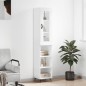 Highboard Weiß 34,5x34x180 cm Holzwerkstoff Highboard Weiß 34,5x34x180 cm Holzwerkstoff