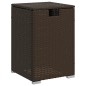 vidaXL Propan-Tank-Verstecktisch Braun 40x40x60 cm Poly Rattan vidaXL Propan-Tank-Verstecktisch Braun 40x40x60 cm Poly Rattan