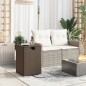 vidaXL Propan-Tank-Verstecktisch Braun 40x40x60 cm Poly Rattan vidaXL Propan-Tank-Verstecktisch Braun 40x40x60 cm Poly Rattan