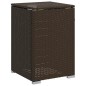 vidaXL Propan-Tank-Verstecktisch Braun 40x40x60 cm Poly Rattan vidaXL Propan-Tank-Verstecktisch Braun 40x40x60 cm Poly Rattan