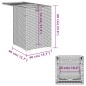 vidaXL Propan-Tank-Verstecktisch Beige 40x40x60 cm Poly Rattan vidaXL Propan-Tank-Verstecktisch Beige 40x40x60 cm Poly Rattan