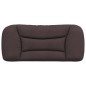 vidaXL Kopfteil-Kissen Dunkelbraun 90 cm Stoff vidaXL Kopfteil-Kissen Dunkelbraun 90 cm Stoff