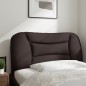 vidaXL Kopfteil-Kissen Dunkelbraun 80 cm Stoff vidaXL Kopfteil-Kissen Dunkelbraun 80 cm Stoff