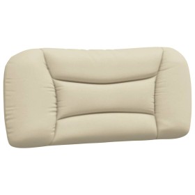 vidaXL Kopfteil-Kissen Creme 90 cm Stoff