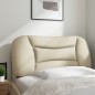 vidaXL Kopfteil-Kissen Creme 90 cm Stoff vidaXL Kopfteil-Kissen Creme 90 cm Stoff