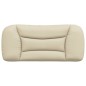 vidaXL Kopfteil-Kissen Creme 90 cm Stoff vidaXL Kopfteil-Kissen Creme 90 cm Stoff