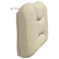 vidaXL Kopfteil-Kissen Creme 90 cm Stoff vidaXL Kopfteil-Kissen Creme 90 cm Stoff