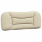 vidaXL Kopfteil-Kissen Creme 100 cm Stoff