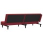 vidaXL Schlafsofa 2-Sitzer Weinrot Samt vidaXL Schlafsofa 2-Sitzer Weinrot Samt