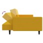 vidaXL Schlafsofa 2-Sitzer Gelb Samt vidaXL Schlafsofa 2-Sitzer Gelb Samt