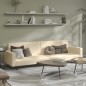 vidaXL Schlafsofa 2-Sitzer Creme Samt vidaXL Schlafsofa 2-Sitzer Creme Samt