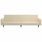 vidaXL Schlafsofa 2-Sitzer Creme Samt vidaXL Schlafsofa 2-Sitzer Creme Samt