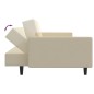 vidaXL Schlafsofa 2-Sitzer Creme Samt vidaXL Schlafsofa 2-Sitzer Creme Samt