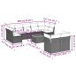 vidaXL 10-tlg. Garten-Sofagarnitur mit Kissen Beige Poly Rattan vidaXL 10-tlg. Garten-Sofagarnitur mit Kissen Beige Poly Rattan