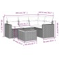 vidaXL 5-tlg. Garten-Sofagarnitur mit Kissen Beige Poly Rattan vidaXL 5-tlg. Garten-Sofagarnitur mit Kissen Beige Poly Rattan