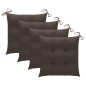 vidaXL Garten-Essstühle 3 Stk. mit Kissen Massivholz Akazie vidaXL Garten-Essstühle 3 Stk. mit Kissen Massivholz Akazie