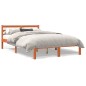 vidaXL Massivholzbett ohne Matratze Wachsbraun 140x200 cm Kiefernholz vidaXL Massivholzbett ohne Matratze Wachsbraun 140x200 cm Kiefernholz
