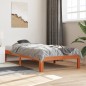 vidaXL Massivholzbett ohne Matratze Wachsbraun 90x190 cm Kiefernholz vidaXL Massivholzbett ohne Matratze Wachsbraun 90x190 cm Kiefernholz