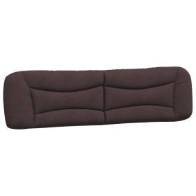 vidaXL Kopfteil-Kissen Dunkelbraun 200 cm Stoff