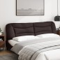 vidaXL Kopfteil-Kissen Dunkelbraun 200 cm Stoff
