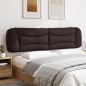 vidaXL Kopfteil-Kissen Dunkelbraun 200 cm Stoff