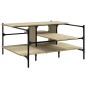 vidaXL Couchtisch Sonoma-Eiche 100x100x48,5 cm Holzwerkstoff vidaXL Couchtisch Sonoma-Eiche 100x100x48,5 cm Holzwerkstoff