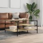 vidaXL Couchtisch Sonoma-Eiche 100x100x48,5 cm Holzwerkstoff vidaXL Couchtisch Sonoma-Eiche 100x100x48,5 cm Holzwerkstoff