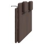 vidaXL Kopfteil-Kissen Braun 120 cm Kunstleder vidaXL Kopfteil-Kissen Braun 120 cm Kunstleder
