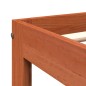 vidaXL Massivholzbett ohne Matratze Wachsbraun 135x190 cm Kiefernholz vidaXL Massivholzbett ohne Matratze Wachsbraun 135x190 cm Kiefernholz