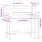 vidaXL Küchen-Arbeitstisch mit Aufsatzboard 110x55x120 cm Edelstahl vidaXL Küchen-Arbeitstisch mit Aufsatzboard 110x55x120 cm Edelstahl