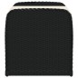 vidaXL Sitzbank mit Stauraum & Kissen Schwarz 80x51x52 cm Poly Rattan vidaXL Sitzbank mit Stauraum & Kissen Schwarz 80x51x52 cm Poly Rattan