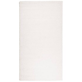 vidaXL Teppich Shaggy Hochflor Modern Creme 60x110 cm