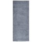 vidaXL Teppich Shaggy Hochflor Modern Blau 80x200 cm vidaXL Teppich Shaggy Hochflor Modern Blau 80x200 cm