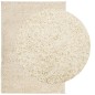 vidaXL Teppich Shaggy Hochflor Modern Golden 140x200 cm vidaXL Teppich Shaggy Hochflor Modern Golden 140x200 cm