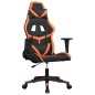 vidaXL Gaming-Stuhl mit Massagefunktion Schwarz und Orange Kunstleder vidaXL Gaming-Stuhl mit Massagefunktion Schwarz und Orange Kunstleder