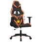 vidaXL Gaming-Stuhl mit Massagefunktion Schwarz und Orange Kunstleder vidaXL Gaming-Stuhl mit Massagefunktion Schwarz und Orange Kunstleder