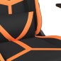 vidaXL Gaming-Stuhl mit Massagefunktion Schwarz und Orange Kunstleder vidaXL Gaming-Stuhl mit Massagefunktion Schwarz und Orange Kunstleder