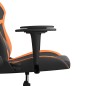 vidaXL Gaming-Stuhl mit Massagefunktion Schwarz und Orange Kunstleder vidaXL Gaming-Stuhl mit Massagefunktion Schwarz und Orange Kunstleder