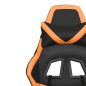 vidaXL Gaming-Stuhl mit Massagefunktion Schwarz und Orange Kunstleder vidaXL Gaming-Stuhl mit Massagefunktion Schwarz und Orange Kunstleder