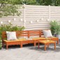 vidaXL Gartensofas ohne Armlehnen 4 Stk. Wachsbraun Massivholz Kiefer vidaXL Gartensofas ohne Armlehnen 4 Stk. Wachsbraun Massivholz Kiefer