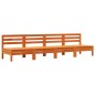 vidaXL Gartensofas ohne Armlehnen 4 Stk. Wachsbraun Massivholz Kiefer vidaXL Gartensofas ohne Armlehnen 4 Stk. Wachsbraun Massivholz Kiefer