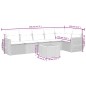 vidaXL 7-tlg. Garten-Sofagarnitur mit Kissen Beige Poly Rattan vidaXL 7-tlg. Garten-Sofagarnitur mit Kissen Beige Poly Rattan