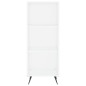 Highboard Weiß 34,5x34x180 cm Holzwerkstoff Highboard Weiß 34,5x34x180 cm Holzwerkstoff