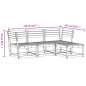 vidaXL 7-tlg. Garten-Lounge-Set Massivholz Douglasie vidaXL 7-tlg. Garten-Lounge-Set Massivholz Douglasie