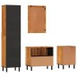 vidaXL 4-tlg. Badmöbel-Set Massivholz Akazie vidaXL 4-tlg. Badmöbel-Set Massivholz Akazie