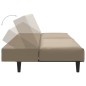 vidaXL Schlafsofa 2-Sitzer Cappuccino-Braun Kunstleder vidaXL Schlafsofa 2-Sitzer Cappuccino-Braun Kunstleder