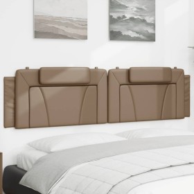 vidaXL Kopfteil-Kissen Cappuccino-Braun 200 cm Kunstleder