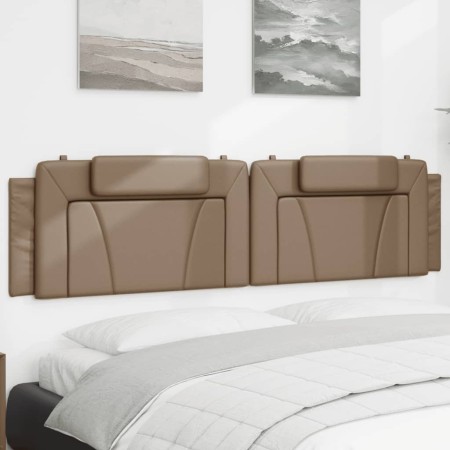 vidaXL Kopfteil-Kissen Cappuccino-Braun 200 cm Kunstleder