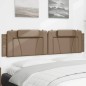 vidaXL Kopfteil-Kissen Cappuccino-Braun 200 cm Kunstleder vidaXL Kopfteil-Kissen Cappuccino-Braun 200 cm Kunstleder