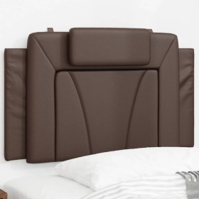 vidaXL Kopfteil-Kissen Braun 80 cm Kunstleder